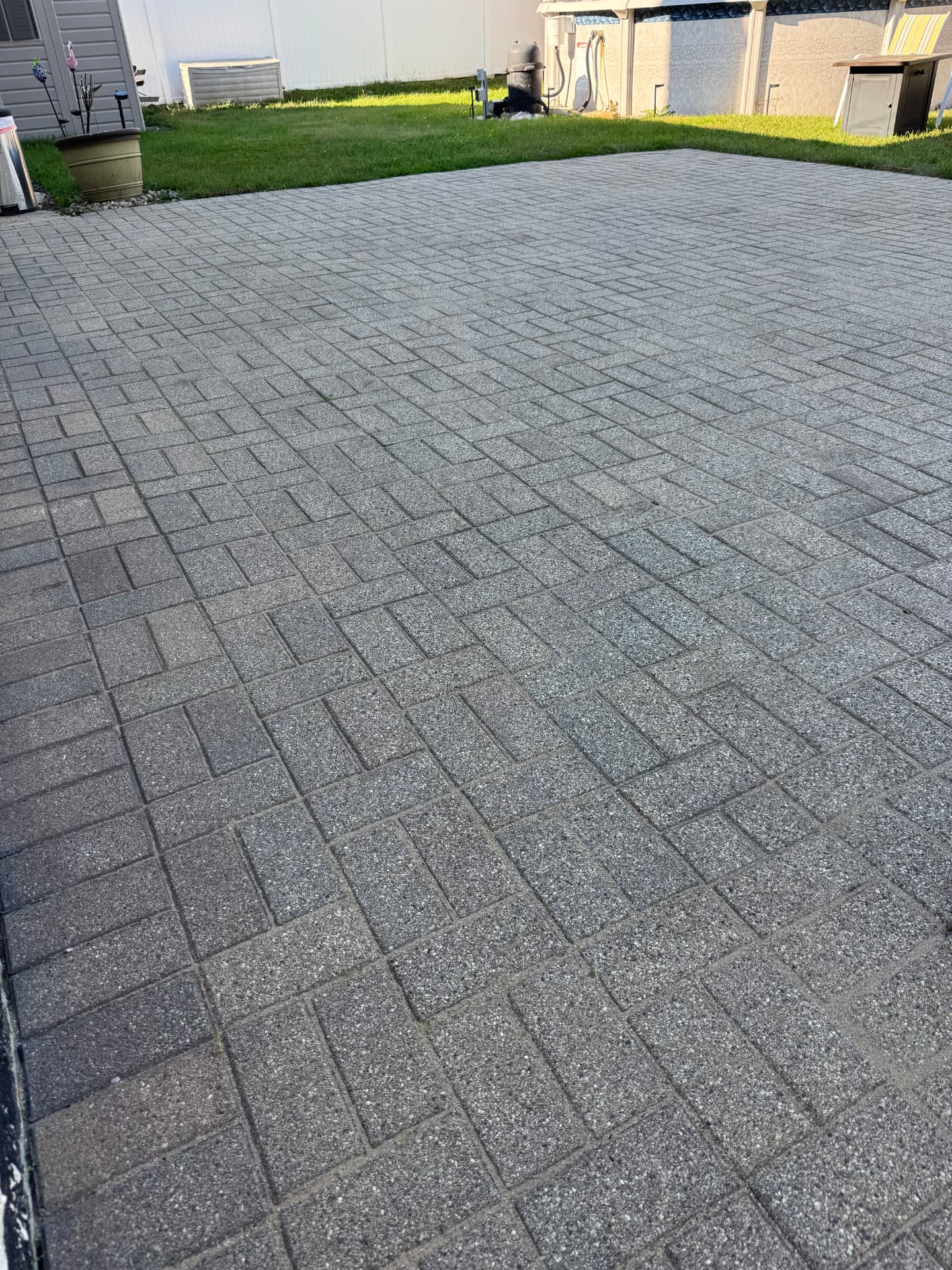 Paver Sanding & Sealing after
